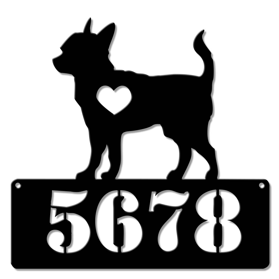 Chihuahua Lover Address Sign - Personalized