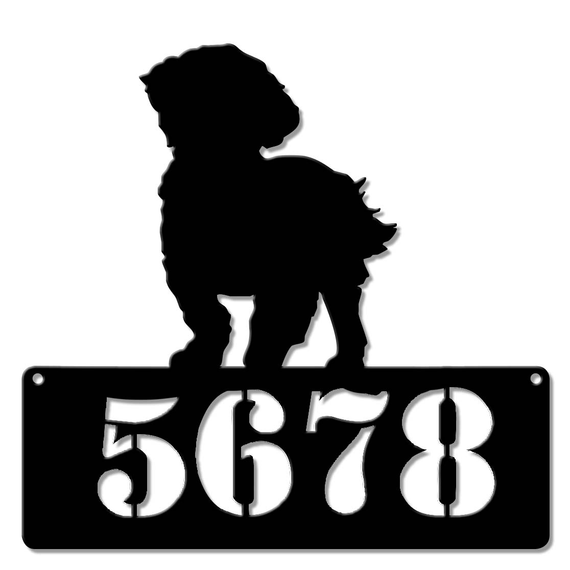 Shih Tzu Address Sign - Personalized