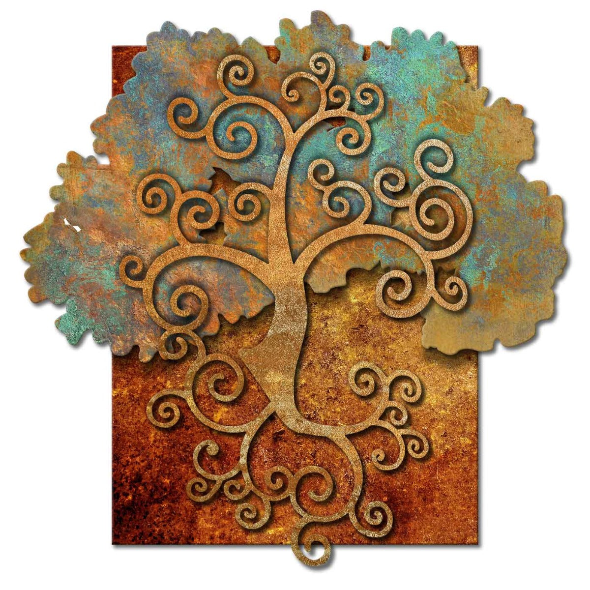 3-d Tree Of Life Organic 36 x 36 3D
