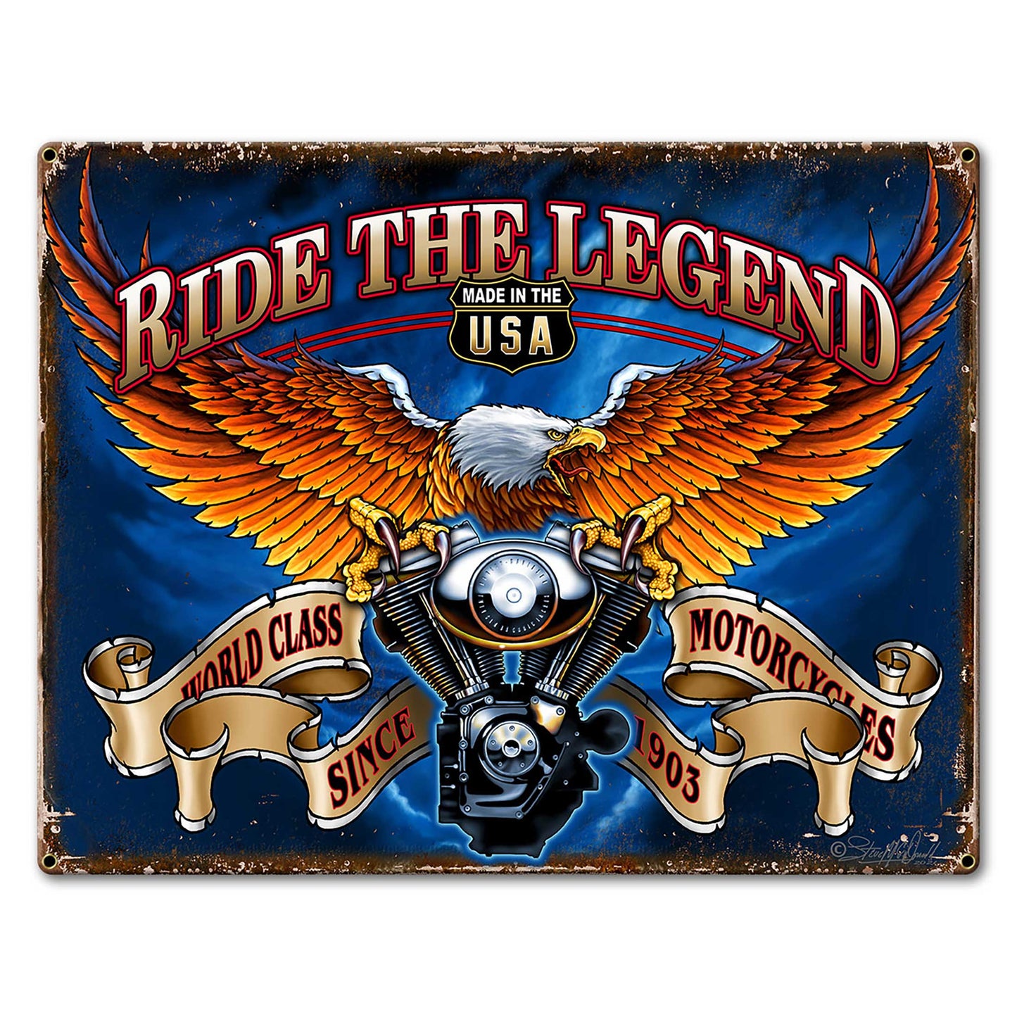 Eagle Motor 16 x 12 Custom Shape