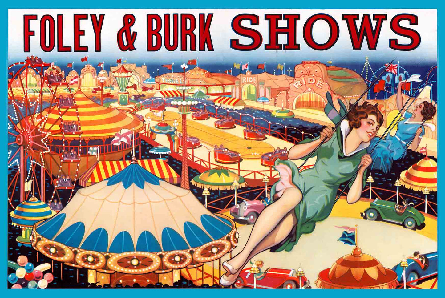 Foley And Burk Vintage Metal Sign