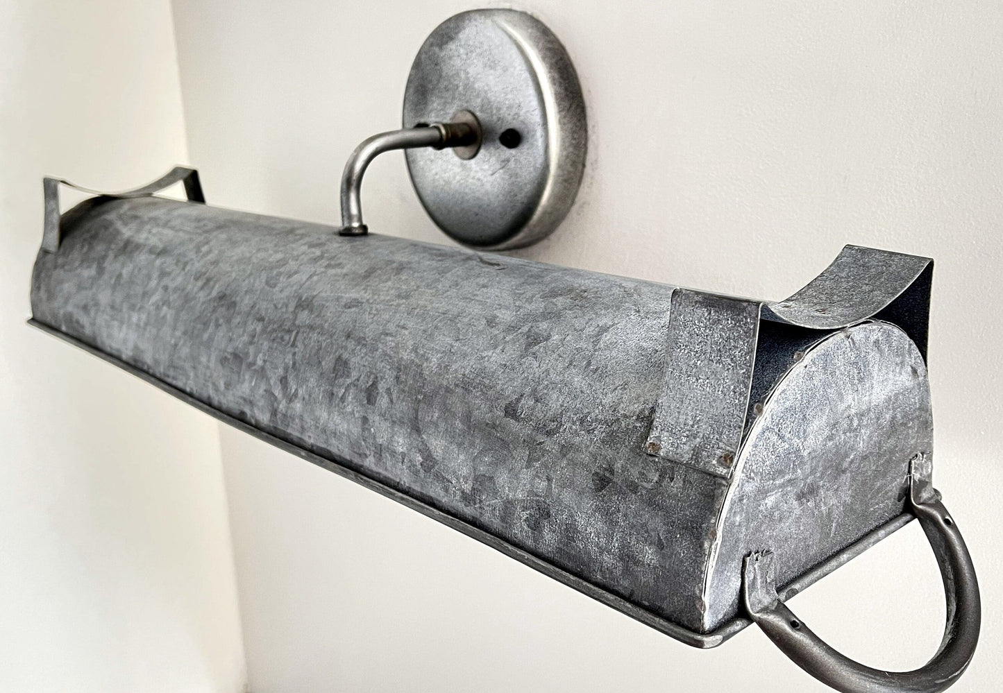 Galvanized Farmhouse Dome Wall Vanity Bathroom Light Fixture (3 sizes)