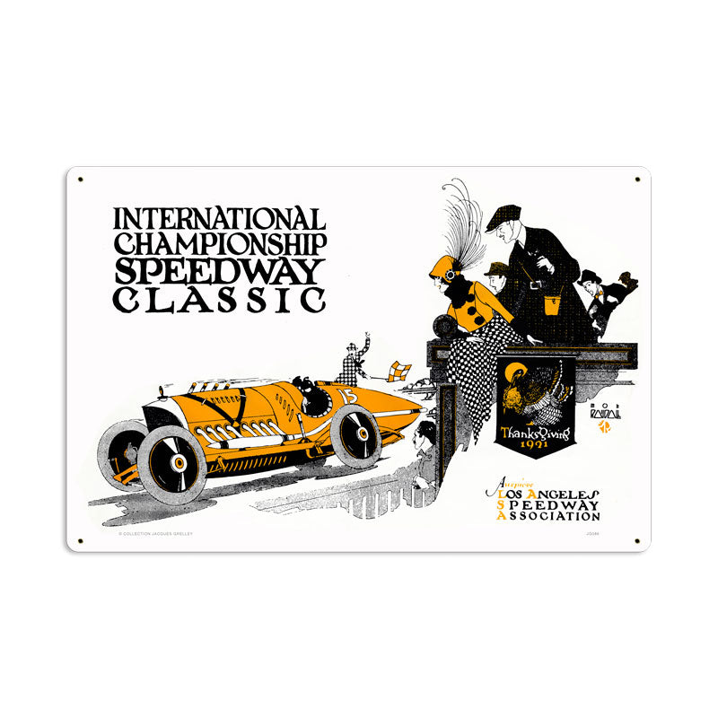 International Classic, Automotive, Metal Sign, 24 X 16 Inches