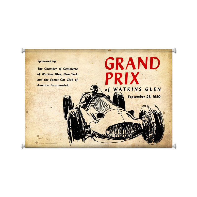 Watkins Grand Prix, Automotive, Giclee Printed Canvas, 25 X 36 Inches