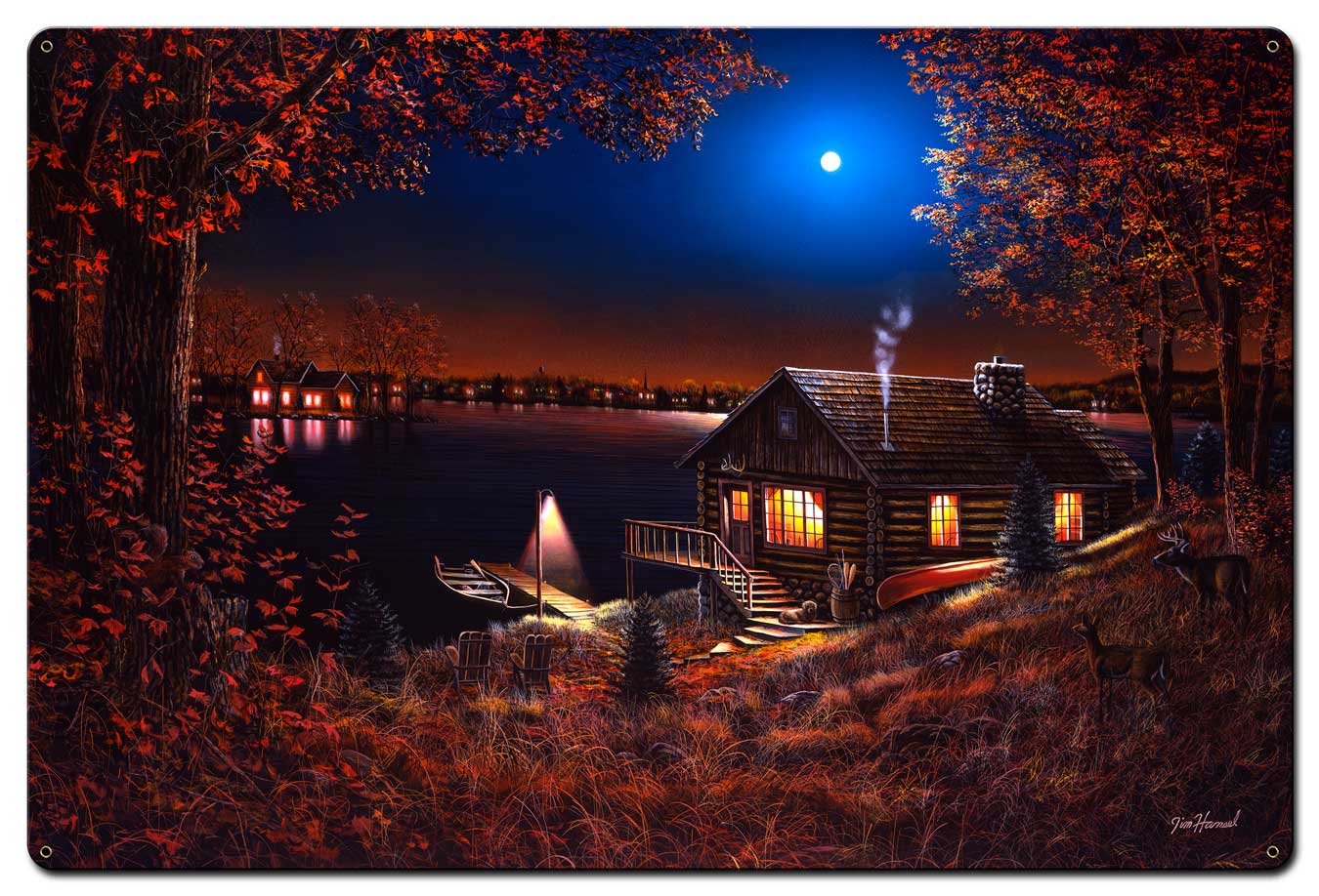 Evening Serenity, Featured Artists/Jim Hansel Art, Satin, 36 X 24 Inches