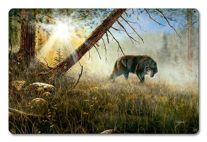 Eyes In The Mist, Featured Artists/Jim Hansel Art, Satin, 18 X 12 Inches