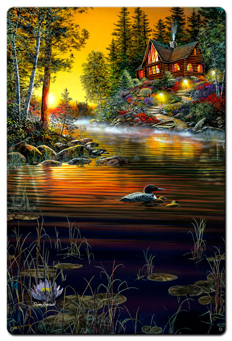 Garden Hideaway, Featured Artists/Jim Hansel Art, Satin, 36 X 24 Inches