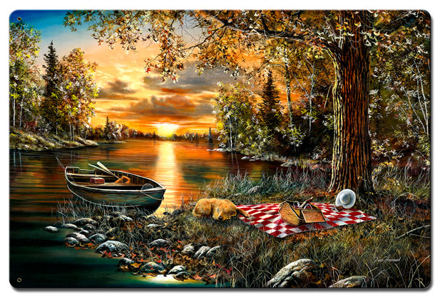 Lakeside Rendezvous, Featured Artists/Jim Hansel Art, Satin, 24 X 16 Inches