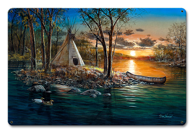 Native Lands, Featured Artists/Jim Hansel Art, Satin, 18 X 12 Inches