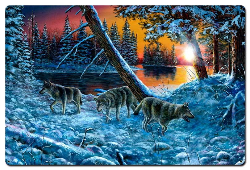 On The Prowl, Featured Artists/Jim Hansel Art, Satin, 24 X 36 Inches