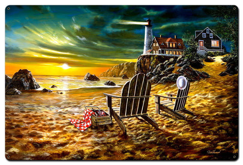 Seaside Rendezvous, Featured Artists/Jim Hansel Art, Satin, 24 X 36 Inches