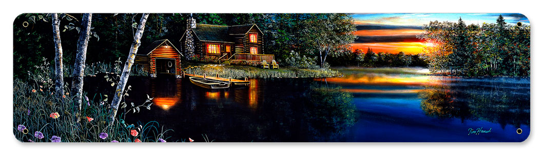 Summer Evening, Featured Artists/Jim Hansel Art, Satin, 5 X 20 Inches