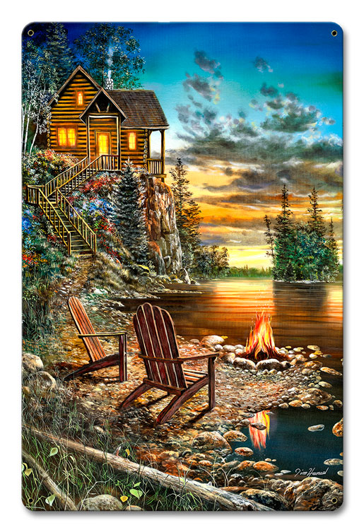 Summer Pleasures, Featured Artists/Jim Hansel Art, Satin, 12 X 18 Inches