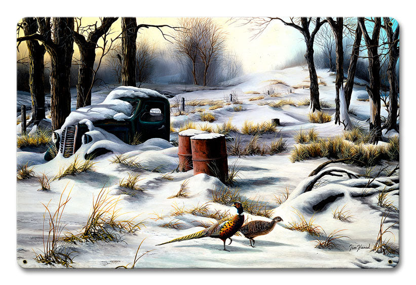 Winter Retreat, Nature, Satin, 12 X 18 Inches