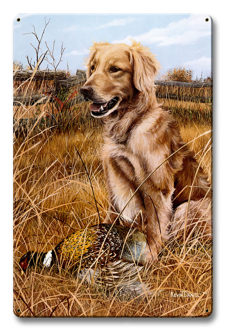 A Friend In The Field, Featured Artists/Kevin Daniel Art, Satin, 12 X 18 Inches