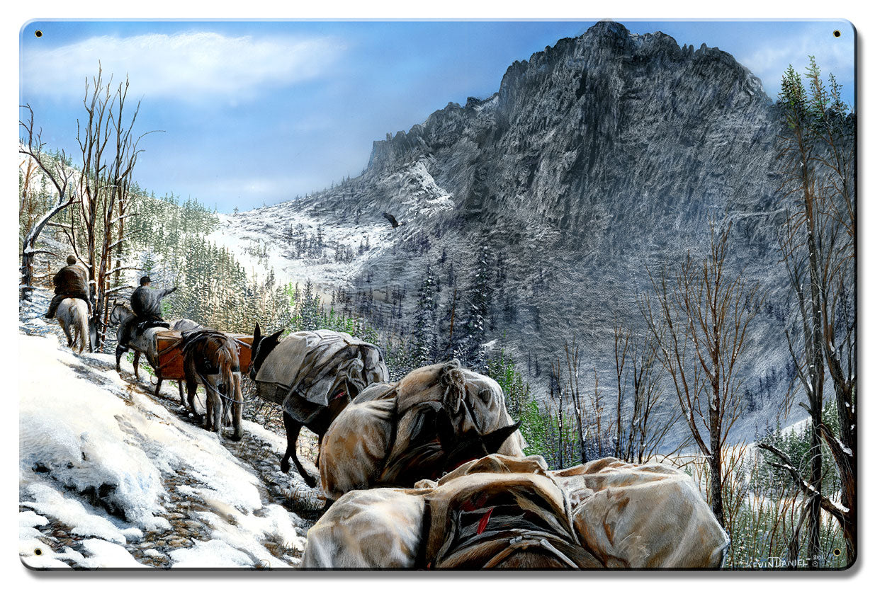 Bighorn Pass, Featured Artists/Kevin Daniel Art, Satin, 16 X 24 Inches