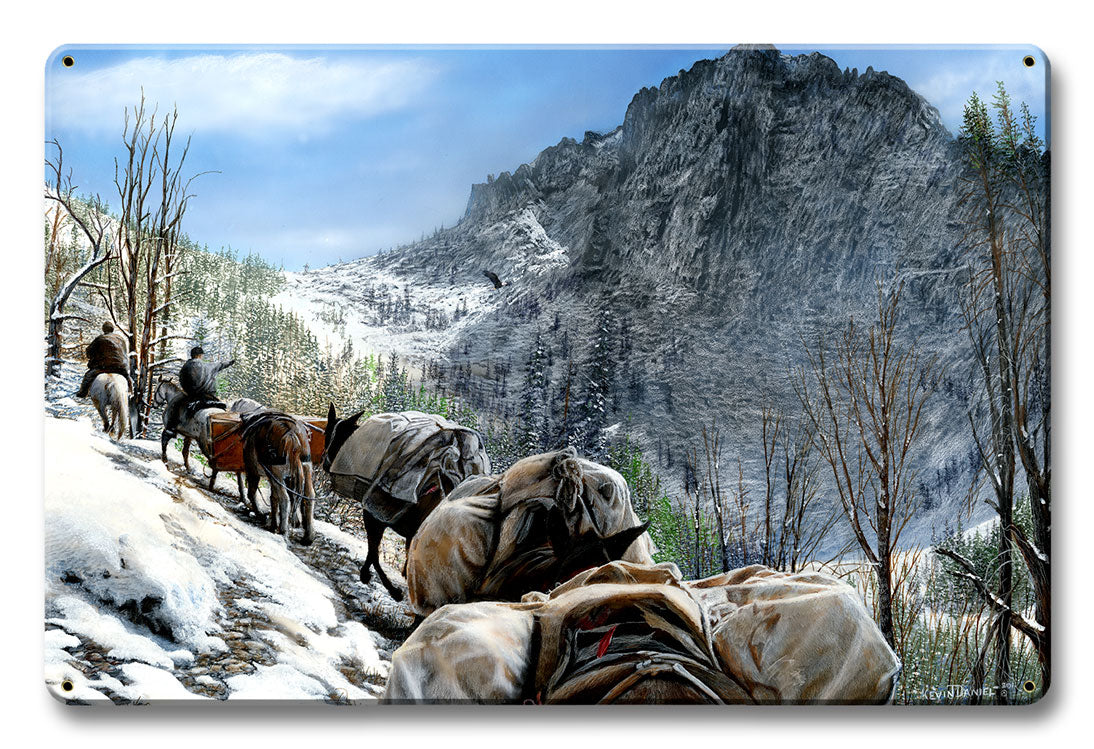 Bighorn Pass, Featured Artists/Kevin Daniel Art, Satin, 12 X 18 Inches