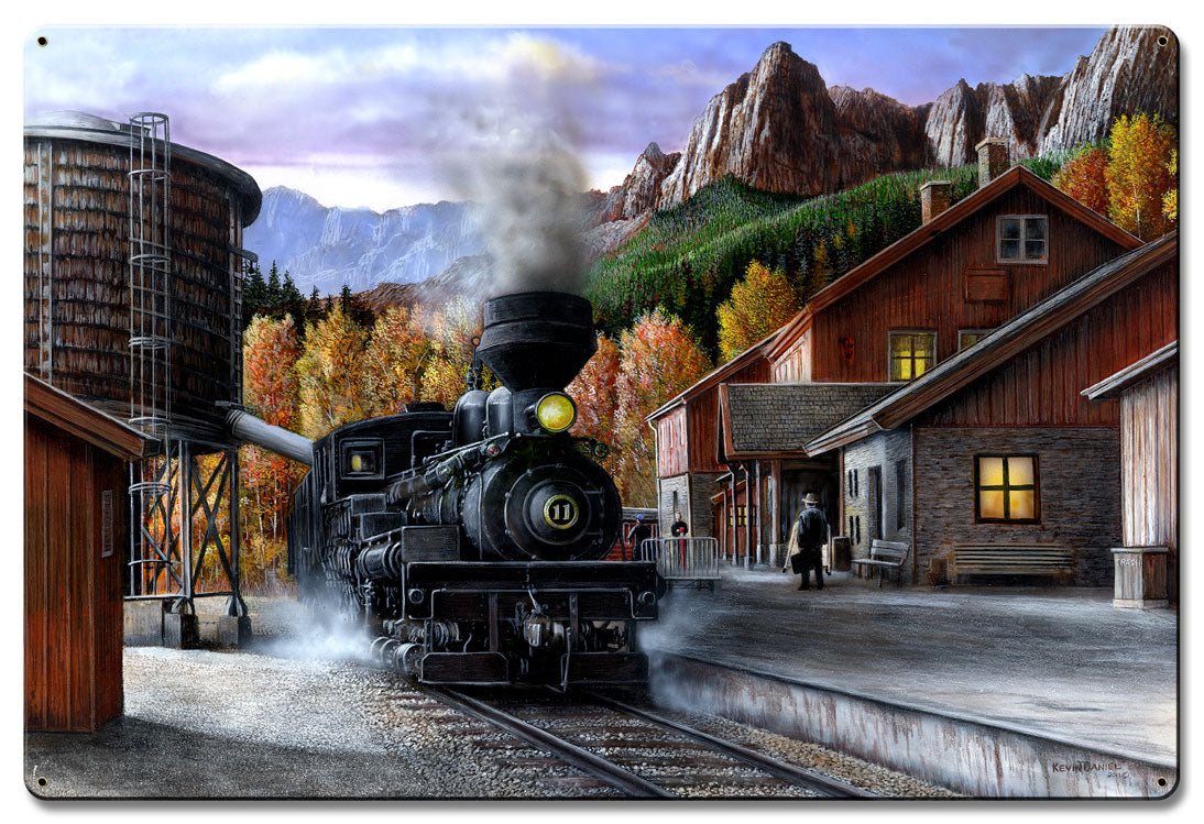Train New, Featured Artists/Kevin Daniel Art, Satin, 36 X 24 Inches
