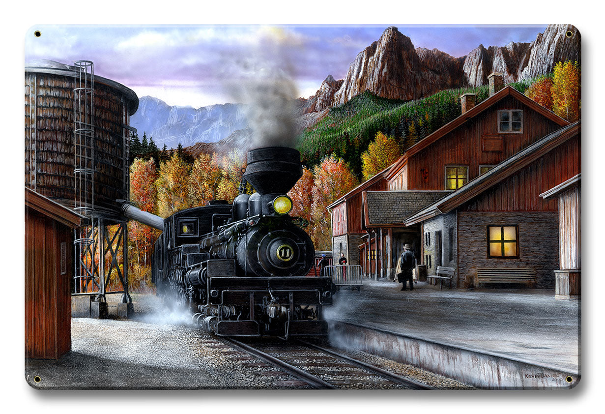 Train New, Featured Artists/Kevin Daniel Art, Satin, 12 X 18 Inches