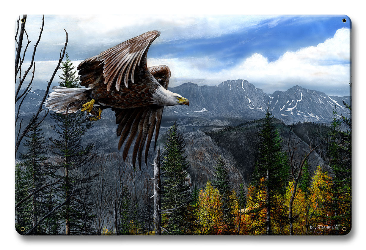 May Freedom Forever Fly, Featured Artists/Kevin Daniel Art, Satin, 12 X 18 Inches