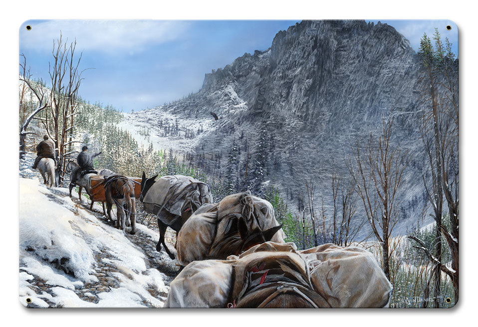 Bighorn Pass, Featured Artists/Kevin Daniel Art, Satin, 18 X 12 Inches