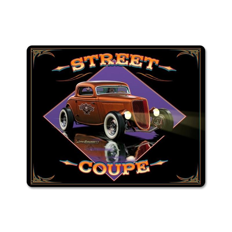 Street Coupe Vintage, Automotive, Vintage Metal Sign, 15 X 12 Inches