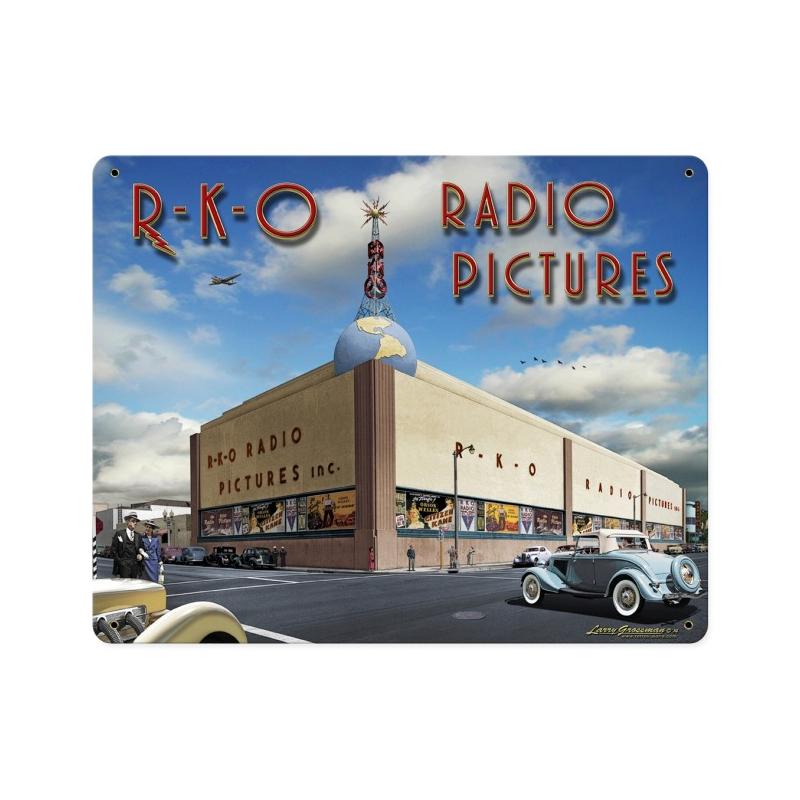 RKO Studios 2, Metal Sign, Metal Sign, 15 X 12 Inches