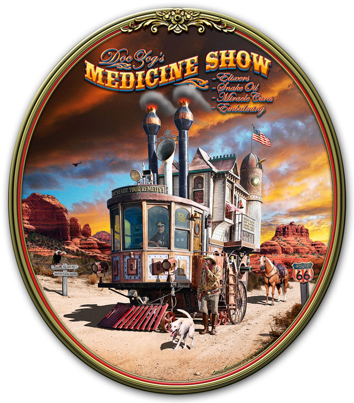 Doc Zog Plasma Oval Shape 24X28, Country Western Farm Ranch, PLASMA, 24 X 28 Inches