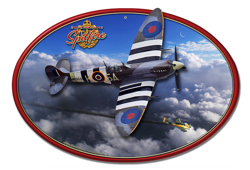 3-D Spitfire, Featured Artists/All American Art by Larry Grossman, 22 X 12 3, 22 X 12 Inches