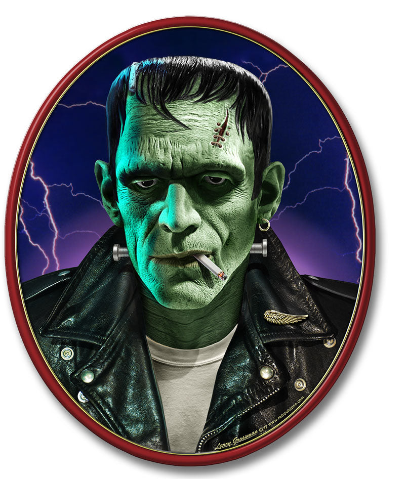 Frankie Boy, Featured Artists/All American Art by Larry Grossman, Oval, 17 X 14 Inches