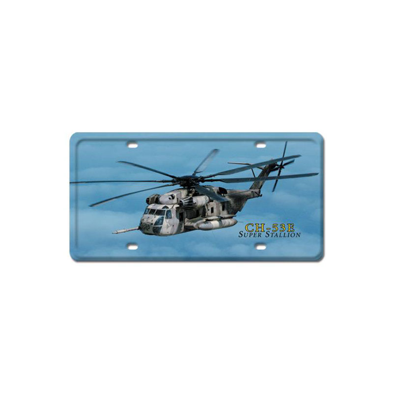 CH-53E Super Stallion, Aviation, License Plate, 6 X 12 Inches