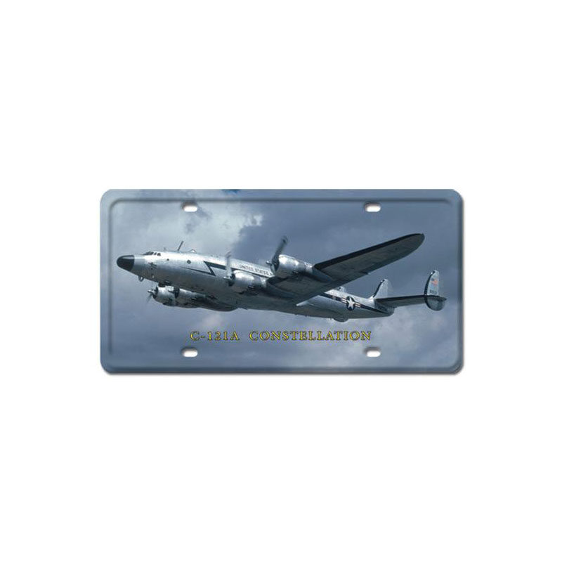 C-121A Constellation, Aviation, License Plate, 6 X 12 Inches