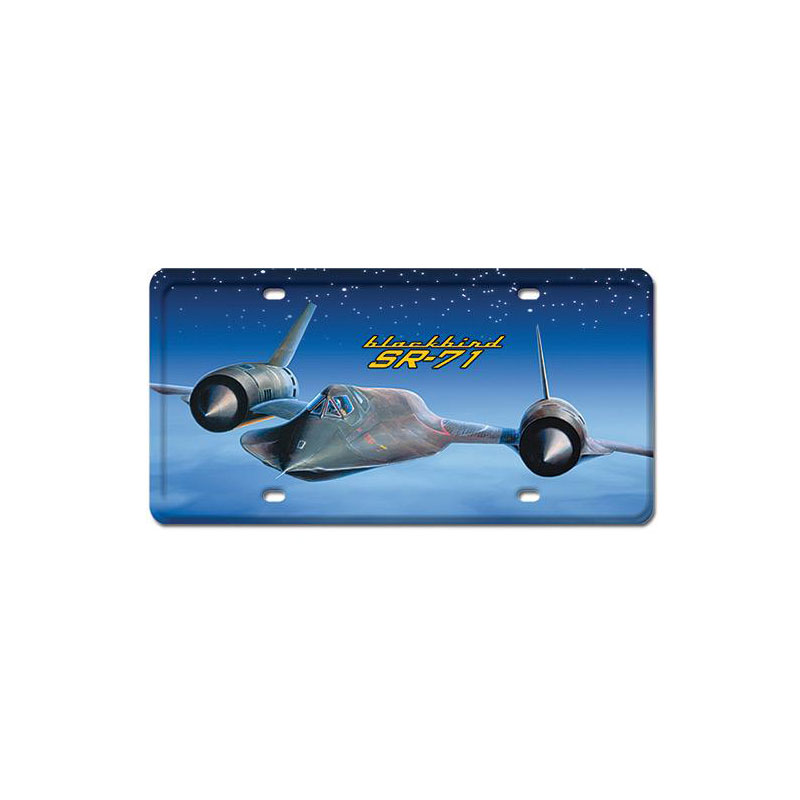 BlackBird SR-71, Aviation, License Plate, 6 X 12 Inches