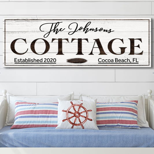 Cottage Beach House Sign