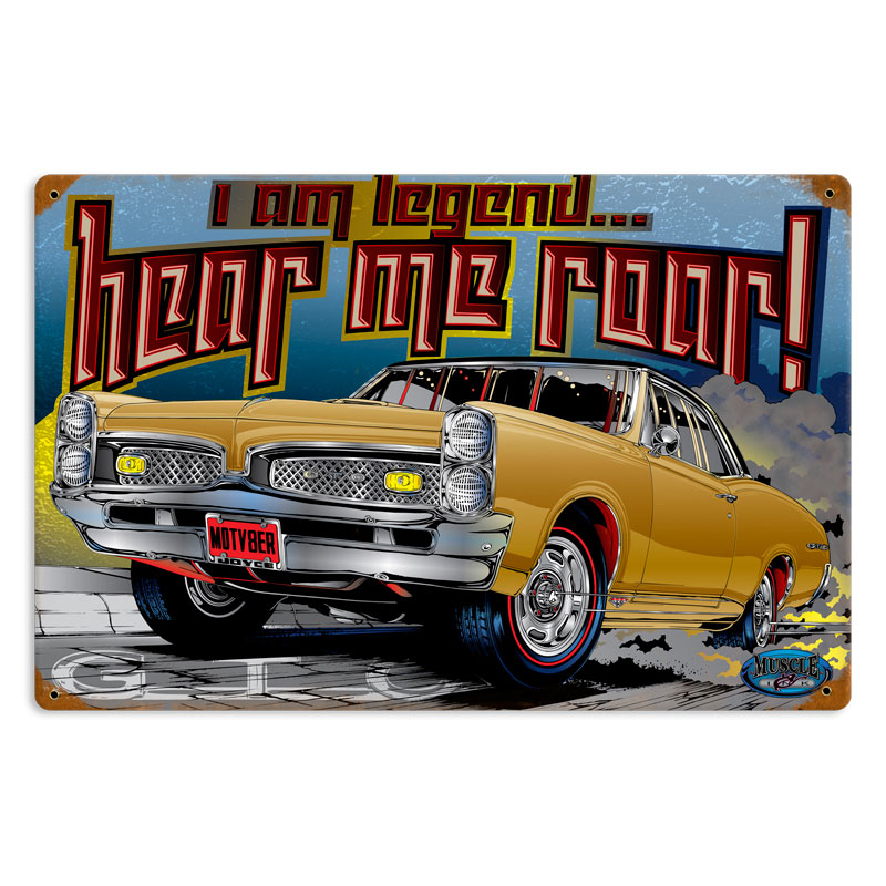 I am Legend, Automotive, Vintage Metal Sign, 18 X 12 Inches
