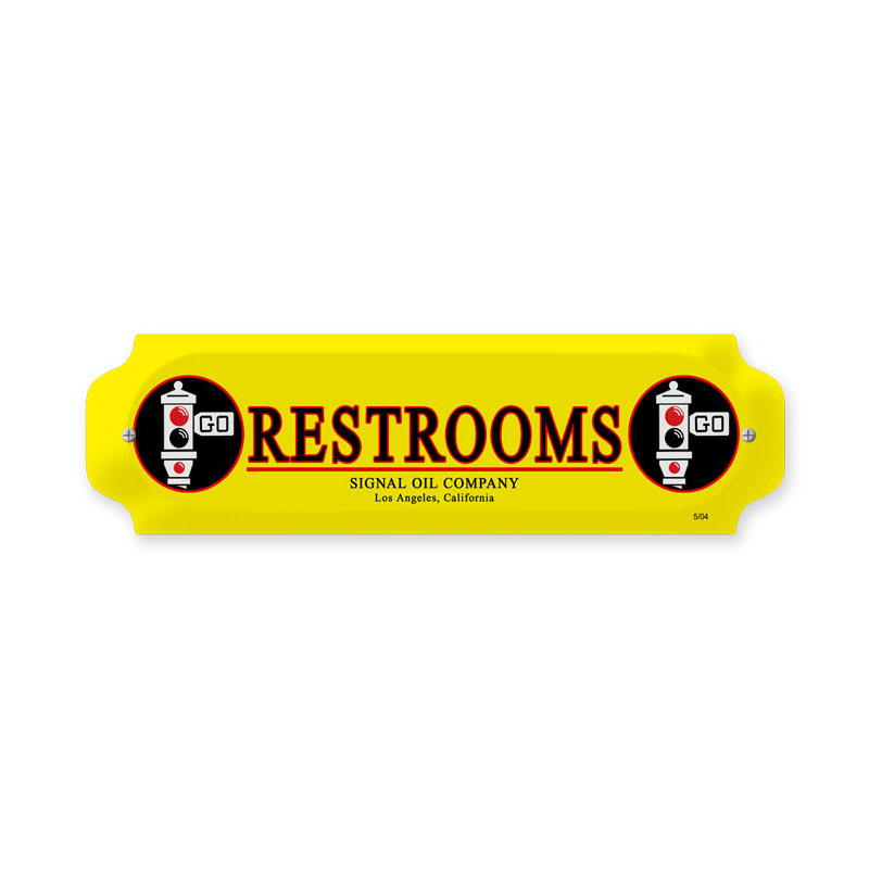 Signal Restrooms, Automotive, Door Push, 12 X 3 Inches