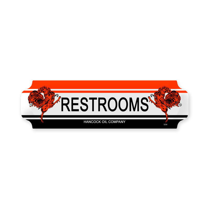 Hancock Restrooms, Automotive, Door Push, 12 X 3 Inches