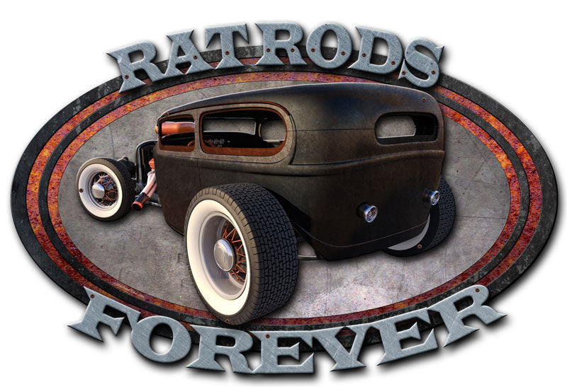 RAT ROD FOREVER 3D, , , 24 X 15 Inches