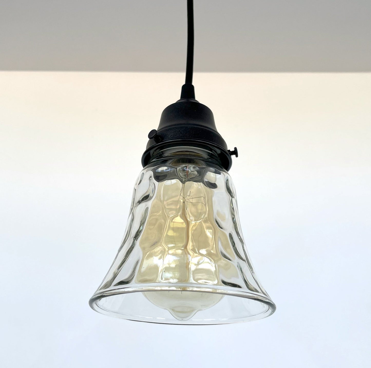Pebble Glass Pendant Light Fixture