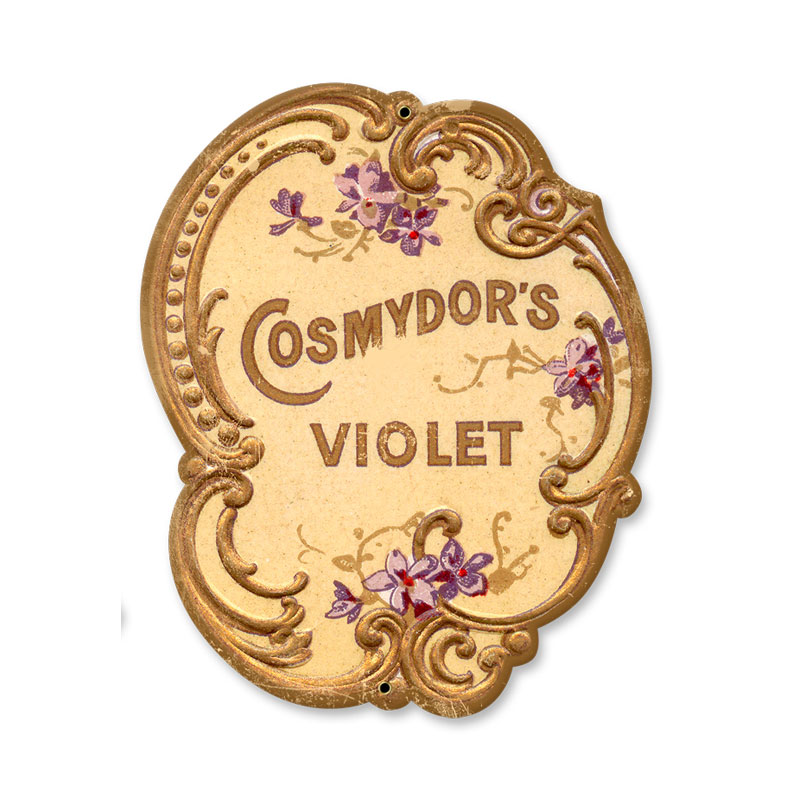 Cosmydors Violet, Home and Garden, Custom Metal Shape, 9 X 11 Inches