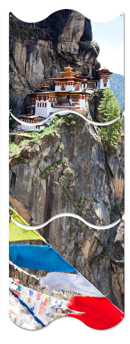 Tigers Nest Monastery, Travel, Triptych, 12 X 36 Inches