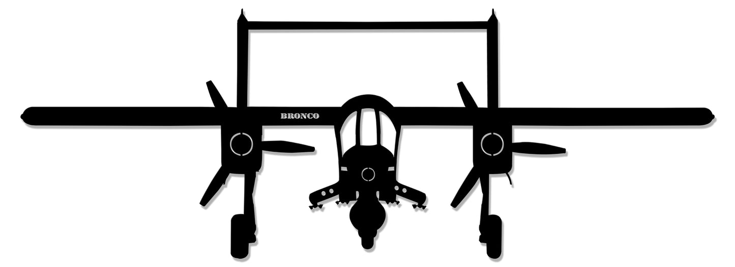 OV-10 Bronco, Military, Plasma, 47 X 16 Inches