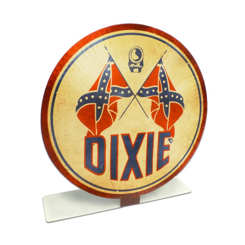 Dixie Gas Topper, Automotive, Table Topper, 8 X 8 Inches