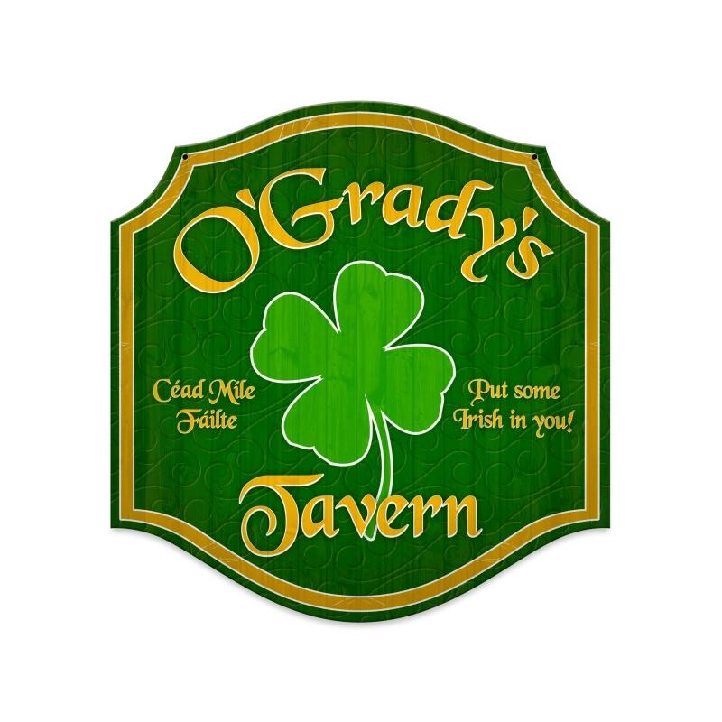 Irish Tavern Personalized, Personalized, Custom Metal Shape, 20 X 20 Inches