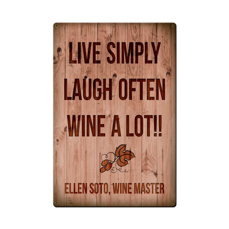 Wine A Lot, Food and Drink, Personalized, 12 X 15 Inches