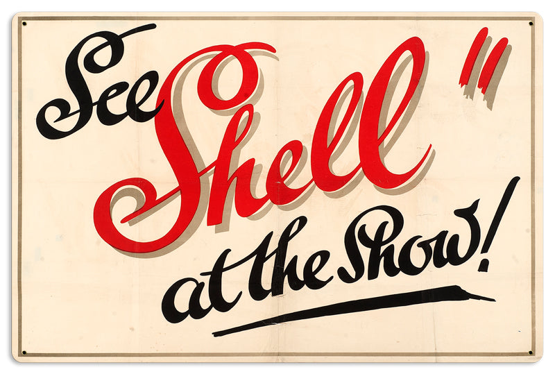 At The Show, Licensed Products/Shell, SATIN METAL SIGN , 24 X 16 Inches