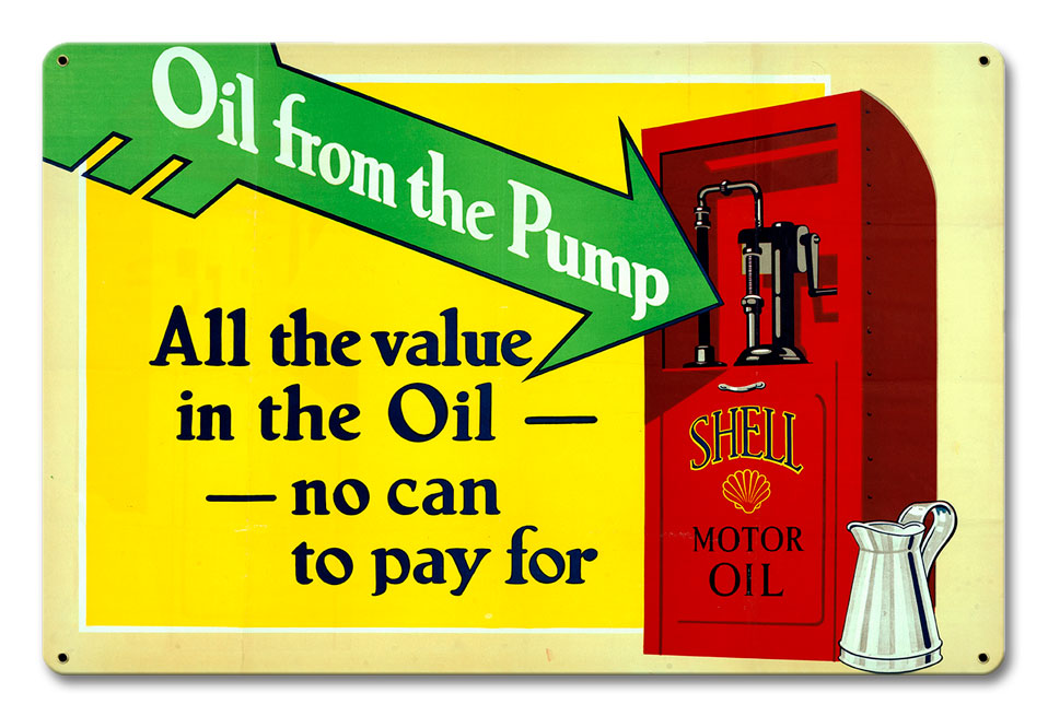 Oil From The Pump, Featured Artists/Shell, Satin, 12 X 18 Inches