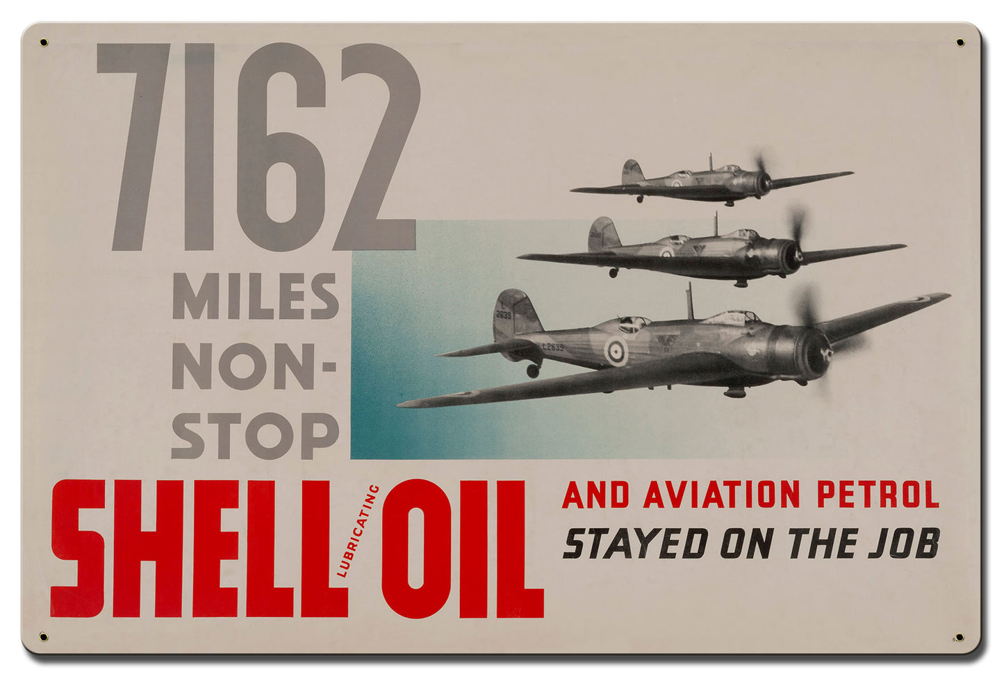 7162 Miles Non-Stop, Featured Artists/Shell, Satin, 16 X 24 Inches