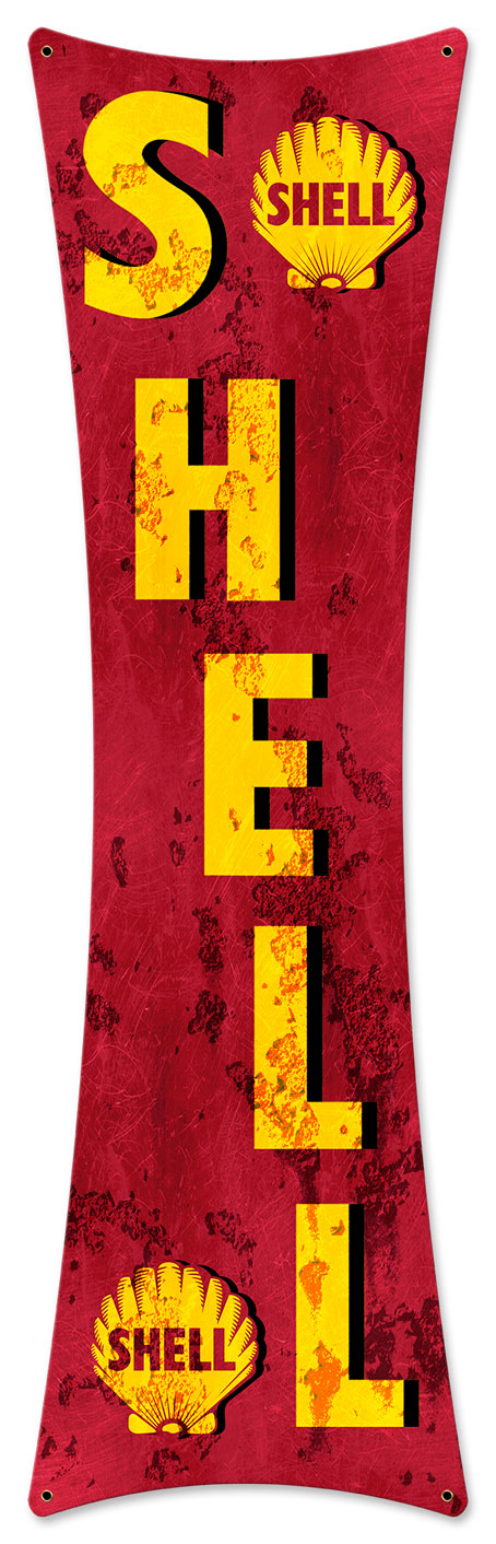 Shell Letters Grunge, Featured Artists/Shell, Bowtie, 8 X 27 Inches