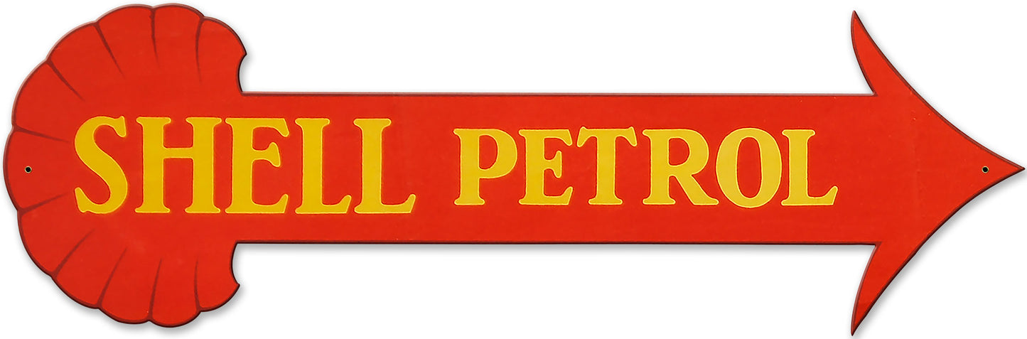 Shell Petrol Arrow, Featured Artists/Shell, Plasma, 31 X 11 Inches